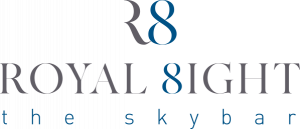Logo Royal8ight Sky Bar - Bar con vista al piano 8 di Hotel Tigullio